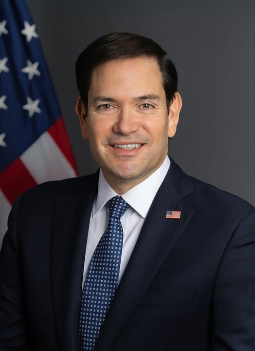 Official January 2025 portrait of Secretary of State Marco Rubio